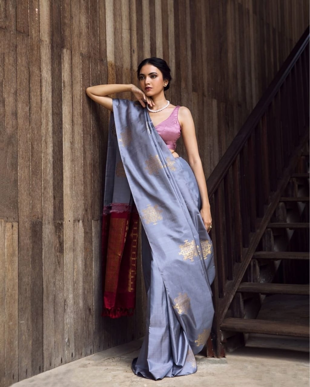 Banarasi Soft Silk Saree With Silver Weaving Work