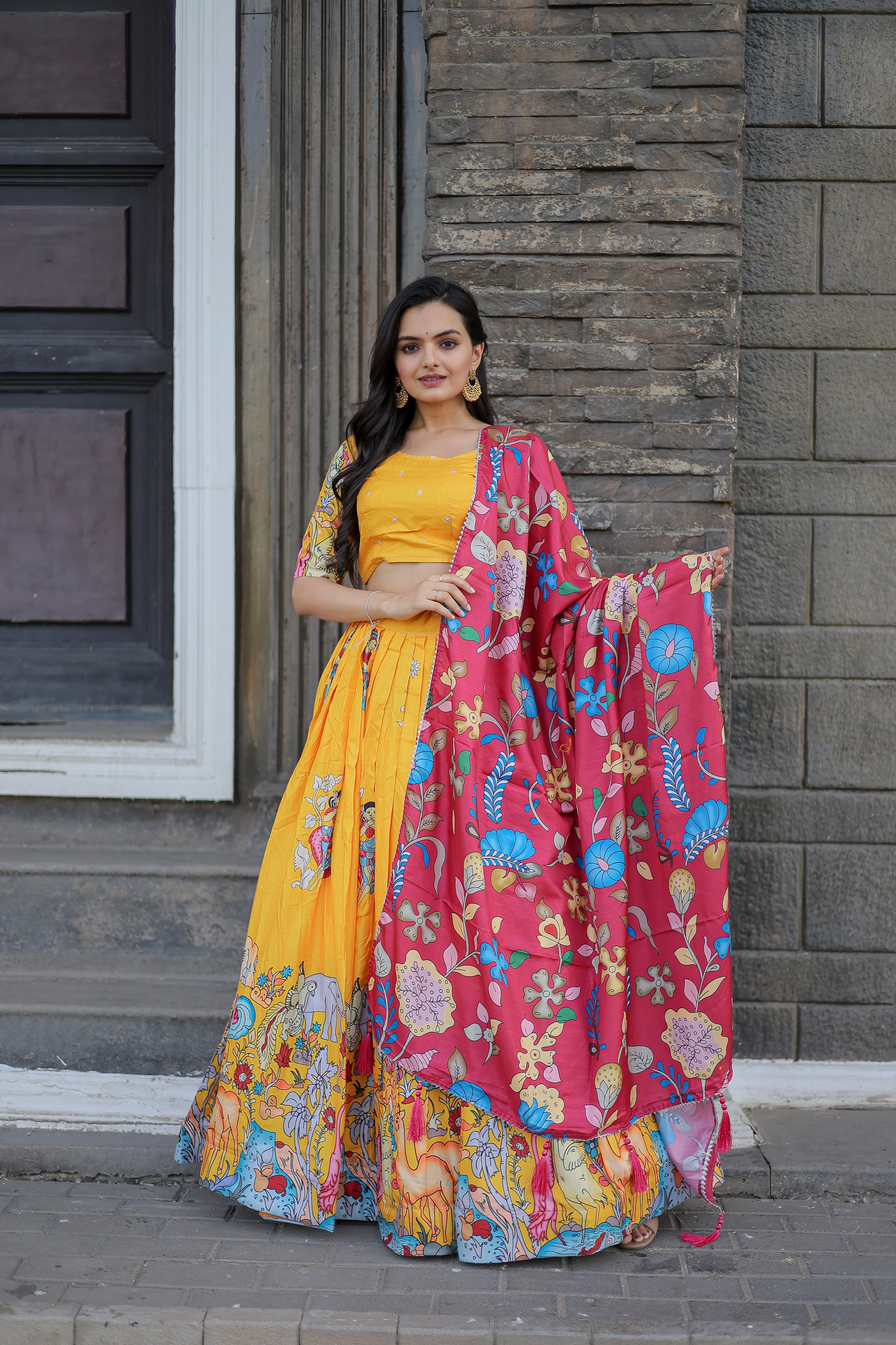 Dola Silk With Rich Designer Print Lehenga Choli Set